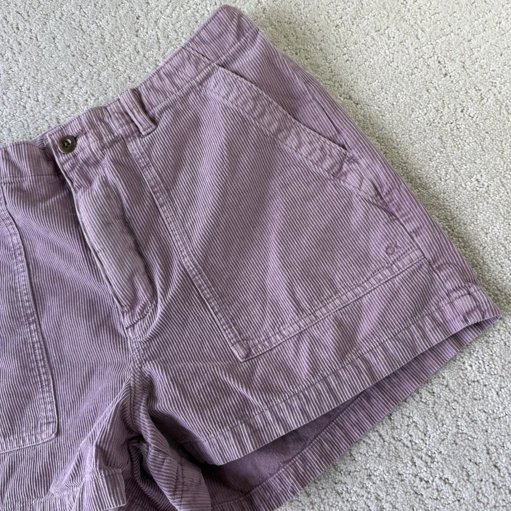 Outerknown Seventyseven Cord Shorts Womens 30 Mauve Purple Utility Cotton